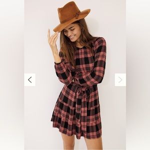🌟LAST CALL! Anthropologie - Plaid Mini Dress